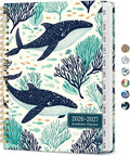 Taja Planner 2026-2027, Jul 2026-Jun 2027 Monthly & Weekly Calendar Planner | 8.5" x 11", Hardcover Academic Calendar, Teacher Student Agenda Book with Tabs, School Office Supplies, Drifting Whales