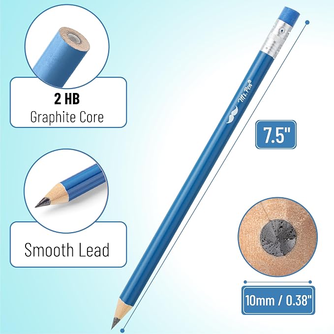 Mr. Pen- Jumbo Pencils, 30 Pack, Colorful Barrels