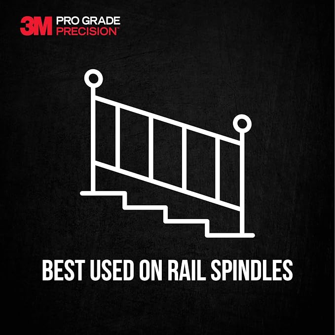 3M Pro-Pad Sanding Sponge, 2.88 x 4 x .5 in, 150 Grit, 54-Pack, Brown | Ideal for use on wood, paint, and metal. Can also be used on plastic and drywall