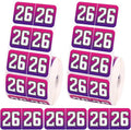 1000pcs 2026 Year Stickers, 3/4x1-1/2 Inch 26 Year Colored Self-Adhesive Stickers File Folder Labels Decals for Tab File Folders Office Supplies (Gradient)