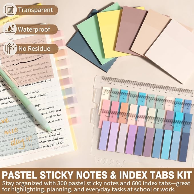 62PCS Aesthetic School Supplies Cute Back to School Supplies Stationary Set | College Preppy Essentials Kit with Large Pencil Pouch Case, Pastel Highlighters Gel Pens Mechanical Pencils for Student Girls