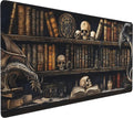 Aesthetic Dragon Gaming Mouse Pad, Earth Tone Gothic Desk Mat with Anti-Slip Base & Stitched Edges, Computer Keyboard & Laptop Pad, 35.4" x 15.7" in in Workstation Accessories