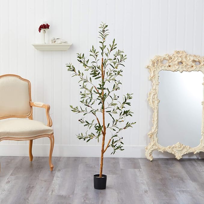 Nearly Natural 4.5ft. Olive Artificial Tree