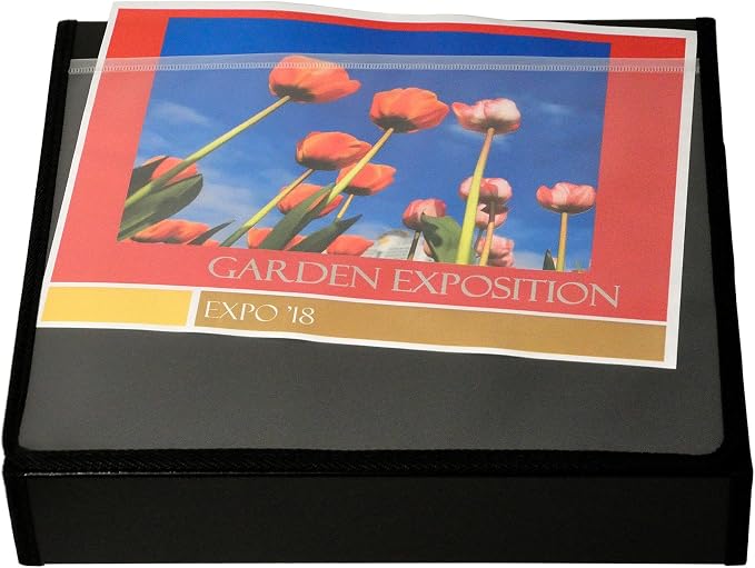 Lion Insta-Cover Ring Binder Easel, 1-1/2 Inches Ring, 1 Binder Easel (40009), Black