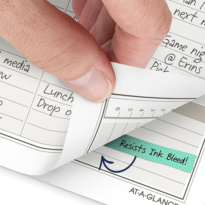 AT-A-GLANCE 2027 Planner Refill, Weekly & Monthly, 5.5" x 8.5", Desk Size 4, Tabbed, 7-Ring Loose-Leaf (481-285Y-27)
