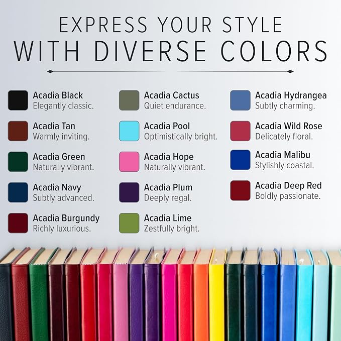 Gallery Leather Desk Monthly Planner 2026-2027 Acadia Plum