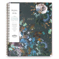 Blue Sky 2027 Weekly & Monthly Planner Calendar, 8.5"x11", Midnight Garden
