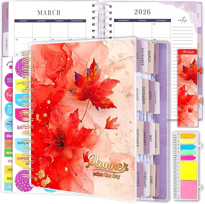 Arundhati Planner 2026-2027, 18 Months Large Daily Weekly Monthly Organizer