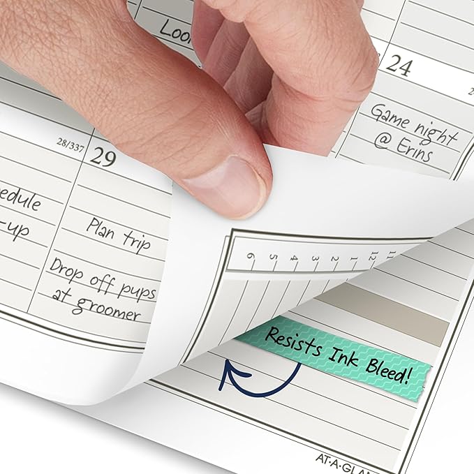 AT-A-GLANCE 2027 Planner Refill, Weekly & Monthly, 3.75" x 6.75", Portable Size 3, Tabbed, 6-Ring Loose-Leaf (471-285Y-27)