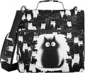 Cat Binder Bag 3 Ring Zipper with Handle Shoulder Strap | for School Work Office Organizer Storage Case