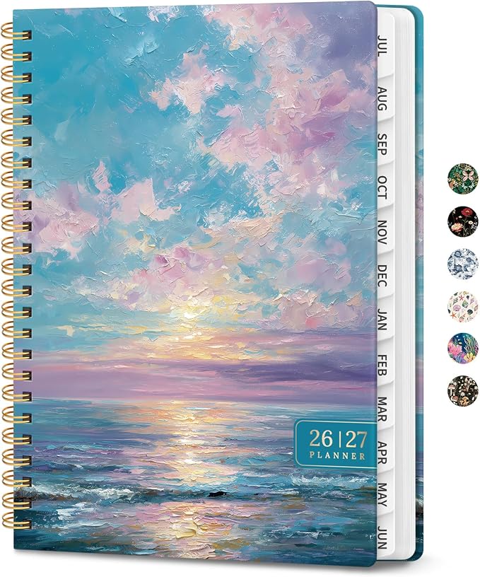 ZOTIA Planner 2026-2027, Jul 2026-Jun 2027 Weekly & Monthly Calendar