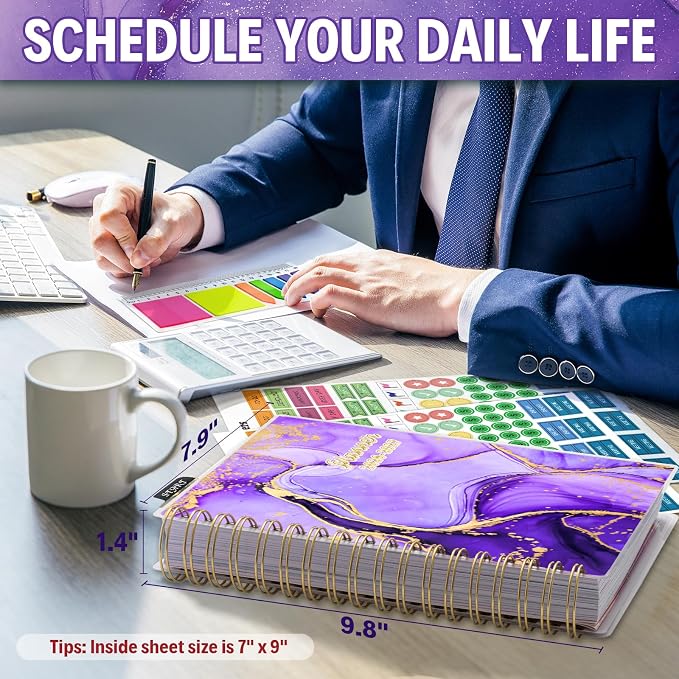 Planner 2026-2027, 18 Months Academic Daily Weekly Monthly Calendar Planner