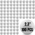 Hygloss Round Foam Balls for Crafts - 2.3-Inch White Craft Foam (XPS) for Arts Small Foam Balls for School Projects and DIY Crafts - Round Balls - 100 Pack of Foam Craft Spheres