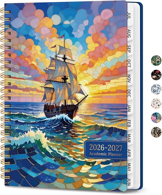ZOTIA Planner 2026-2027, Jul 2026-Jun 2027 Weekly & Monthly Calendar