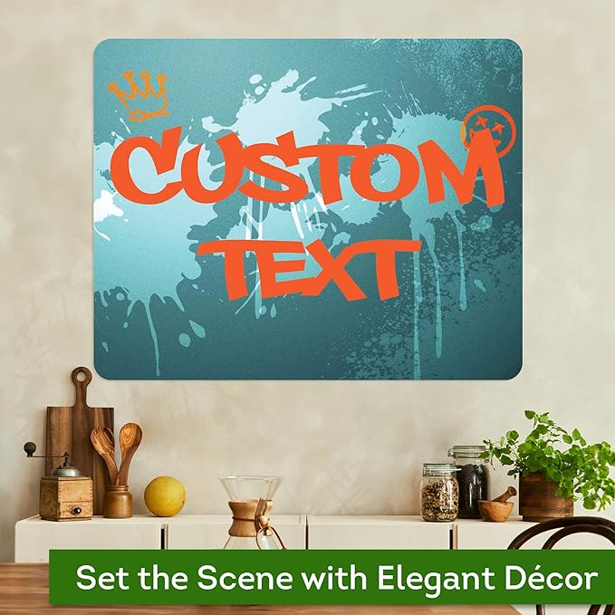 Custom Sign, Custom Street Sign, 11 Font Colors, 13 Font Styles, 4 Hole Options, 22 Sizes, 24x30 Inches, Rust Free DiBound, Fade Resistant, Made in USA by My Sign Center (Graffiti)