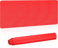 Patikil Desk Mat, 48"x17" Non-Slip Waterproof PU Leather Desk Pad Desktop Protector Double Sided, Red