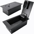 Barska 0.22 Cu. Ft. Hidden Floor Safe with Key Lock Solid Steel Construction, Concealed Design, Dual Locking Bolts Secure Storage for Home, Business, Jewelry, Cash & Valuables | Solid steel construction with key entry and deadbolts for cash, jewelry an...