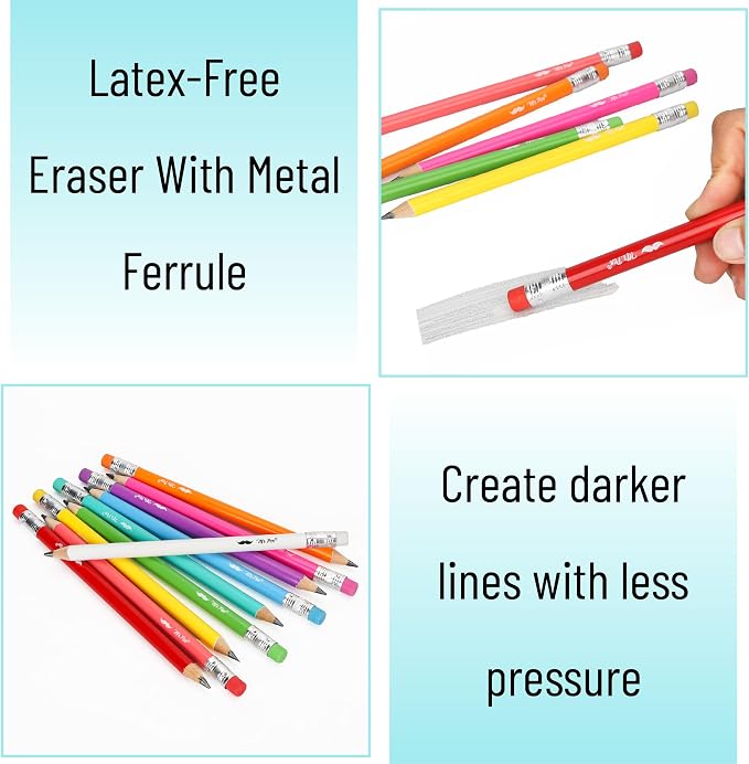 Mr. Pen- Jumbo Pencils, 60 pcs, Preschool Pencils, Large Pencil