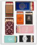 Trendy Iconic Matchbox Glam Print, 16 x 20 Inch Framed Giclée Print | Stupell Industries · By Amanda Greenwood · Ready to hang · Great for living room or game room · Made in USA