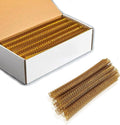 Double Loop Binding Wires for Students and Coworkers, 50 Pack Twin Loop Wire Binder Combs Spines for Booking Letter Size and Binding-Machines (50P, 2:1 Pitch, Gold, 3/4 Inch (180 Sheet Capacity))