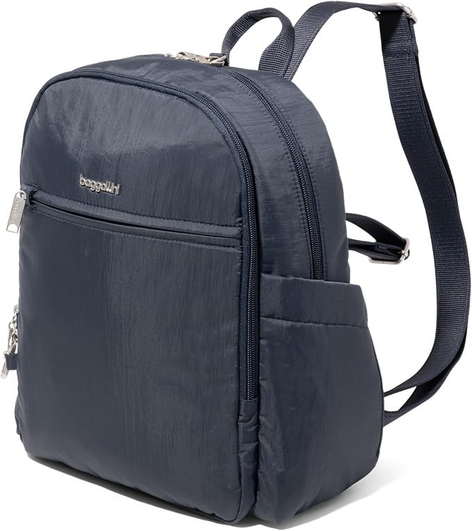Securtex Anti-Theft Getaway Backpack - 9.4"x13"x5" Travel Safe Bag w/Locking Zippers, Slash-Resistant, RFID