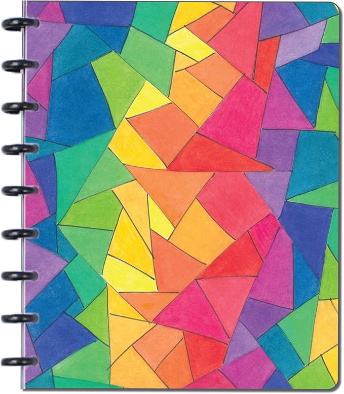 BetterNote COVER 9-Disc Planner Lightweight Durable MEDIUM Prism