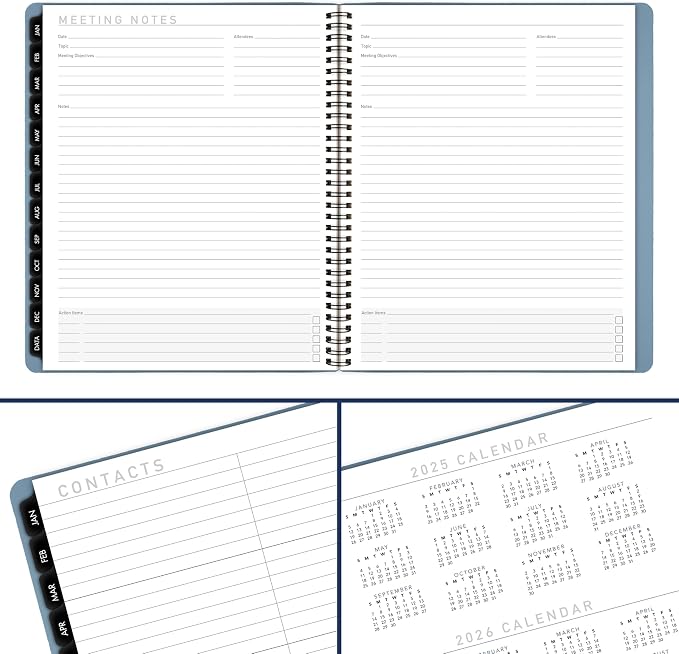 AT-A-GLANCE 2026 Planner, Monthly, 9” x 11”, Large, Contemporary, Drizzle (70250X2026)