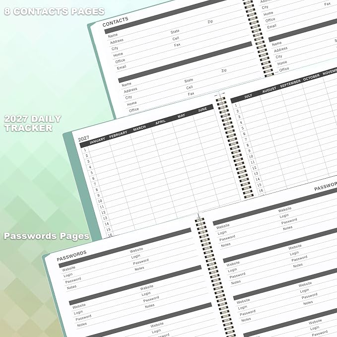 2027 Monthly Planner, Jan 2027 - Dec 2027 Planner