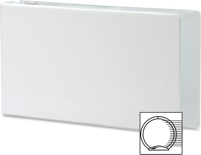 Business Source Tabloid-Size Round Ring Reference Binder - 2" Binder Capacity - Tabloid - 11" x 17"