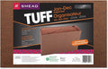 Smead TUFF Expanding File, 12 Pockets, Monthly (Jan.-Dec.) Legal Size, Redrope (70490), brown