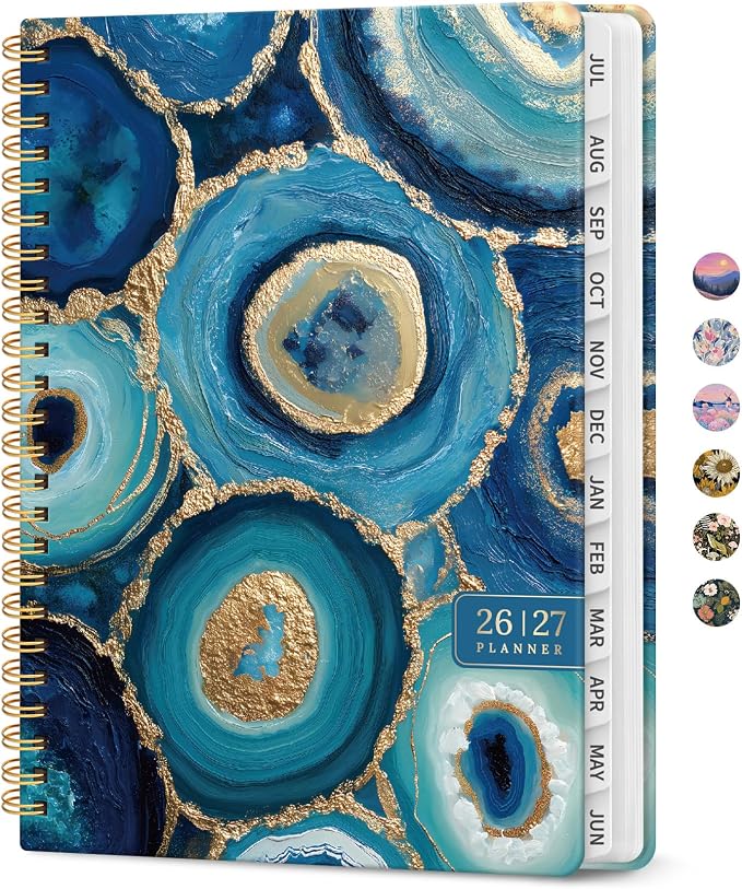 Planner 2026-2027, Monthly & Weekly Jul 2026-Jun 2027 Planner Calendar