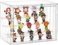 Clear Acrylic Display Case for Figures 4 Layer Figure Display Shelf with 3 Movable Plate Stackable Display Box with Magnetic Door for Collectibles 1 Pack