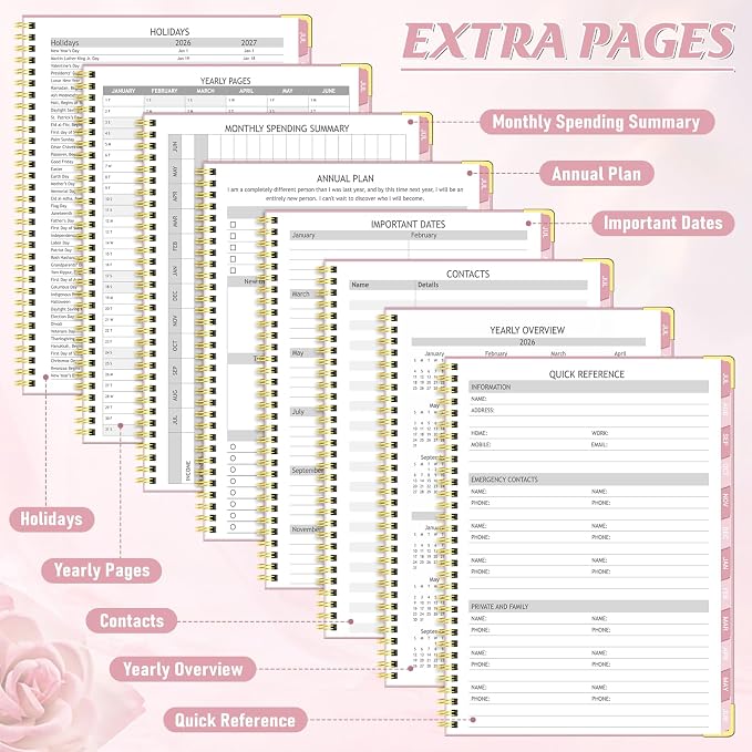 Appointment Book 2026-2027, 30-Minute Interval Hourly Planner, 8.5"×11"