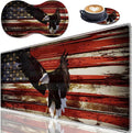 Extended Gaming Mouse Pad Desk Pad Keyboard Pad, Mouse Wrist Rest and Coaster, Anti-Slip Rubber Base Mouse Pad, Suitable