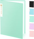 Sooez Binder with Plastic Sleeves 30-Pocket, Displays 60 Pages, 8.5"x11" | Presentation Folders with Clear Sheet Protectors, Art Portfolio Binder for Certificate & Office Project Folder
