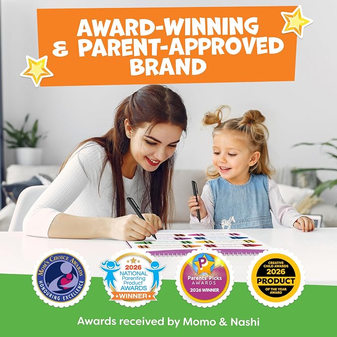 Magic Grooved Writing Practice Books for Kids 3-7