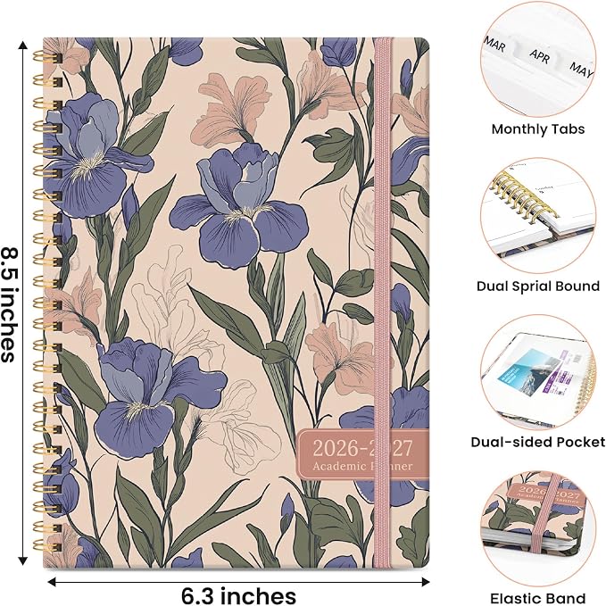 ZOTIA Planner 2026-2027, Jul 2026-Jun 2027 Weekly & Monthly Calendar