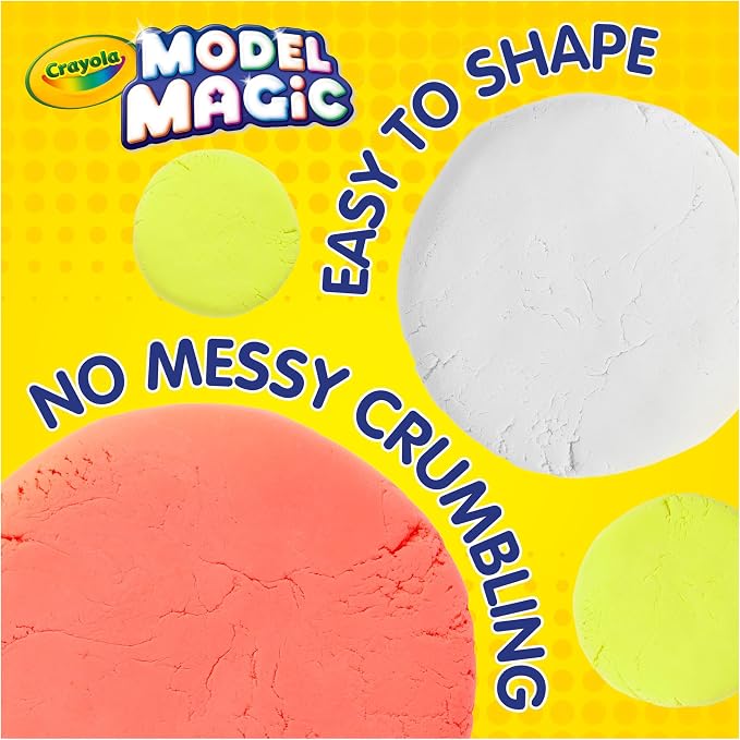 Crayola Model Magic (30 Pack), Air Dry Modeling Material, Teacher Classroom Must Haves, School Supplies for Kids, Soft Clay Alternative, 15 Colors, 1 oz Packs | Teacher Classroom Must Haves, School Supplies for Kids, Soft Clay Alternative, 15 Colors, 1...