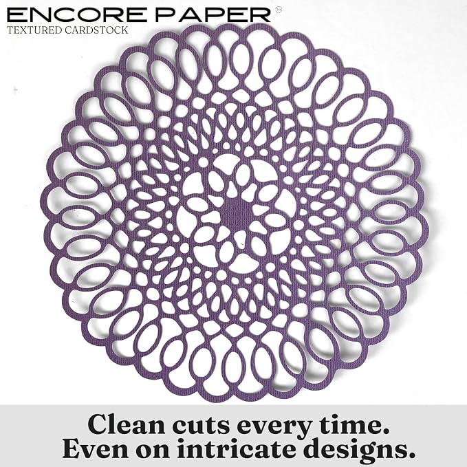 Sugar Plum—12x12 Textured Cardstock | 80lb Textured Purple Scrapbook Paper | Premium Cardstock for Cricut Cutting | 25 Sheets