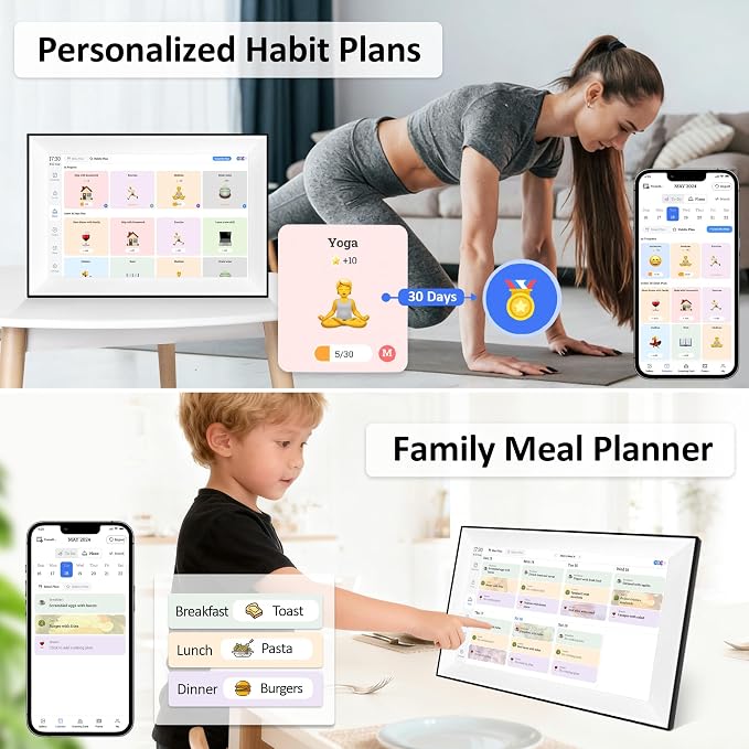 10.1" Smart Digital Calendar Family Planner with Rewards