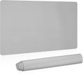 PATIKIL Desk Mat, 24"x13" Non-Slip Waterproof PU Leather Desk Pad Dual Sided for Office & Home, Light Grey