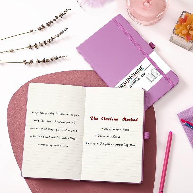 Ruled Notebook/Journal - Classic Lined Journal/Notebook, 5.3'' x 8.26''