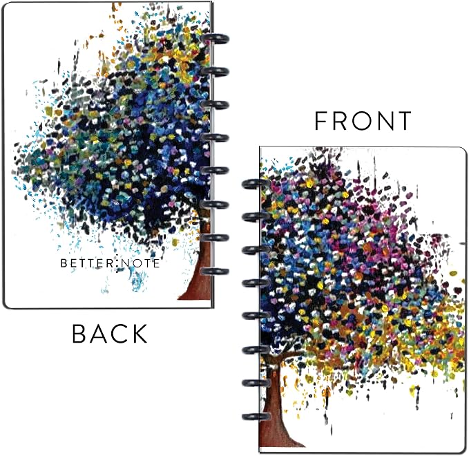 BetterNote COVER 8-Disc Planner Lightweight Durable SMALL Kaleidoscope