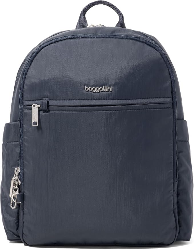 Securtex Anti-Theft Getaway Backpack - 9.4"x13"x5" Travel Safe Bag w/Locking Zippers, Slash-Resistant, RFID