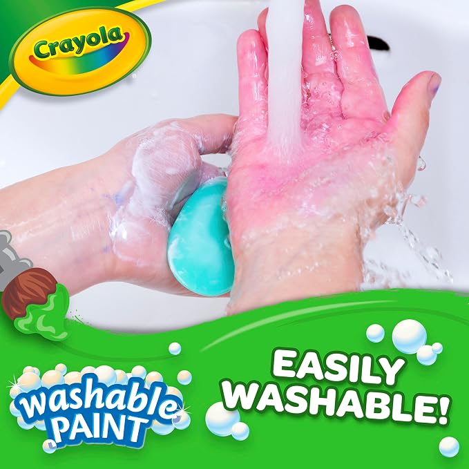 Crayola Washable Paint For Kids - Black (1 Gallon), Kids Arts And Crafts Supplies, Non Toxic, Bulk | Non Toxic, Bulk, Arts and Craft Supply