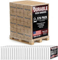 Samsill Durable 1 inch 3 Ring Binder, D Ring Binder, 100% Recycled Chipboard, White, Pallet of 576 Binders in 24 Cartons