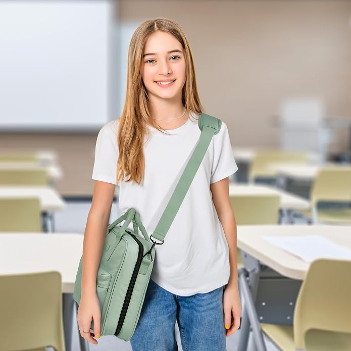 Sturdy 3 Ring Zipper Binder with Strap - 2" Binder with Pockets Holds 500 Sheets, Laptop & More - Durable & Easy to Carry