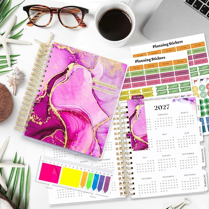 Planner 2026-2027, 18 Months Academic Daily Weekly Monthly Calendar Planner