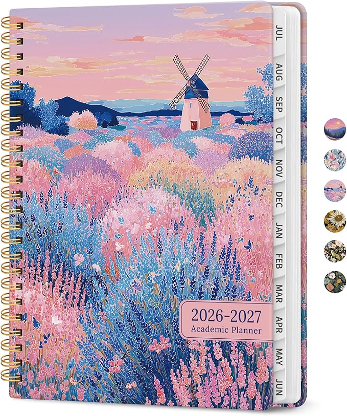 Planner 2026-2027, Monthly & Weekly Jul 2026-Jun 2027 Planner Calendar