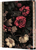 bloom daily planners 2027 Pocket Planner (January 2027 - December 2027) - 4” x 6” MINI Weekly Monthly Agenda Organizer & Calendar Year Book - Moody Floral
